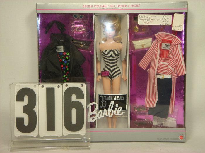 Appraisal: Mattel th Anniversary Barbie Mint in original box never removed