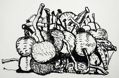 Appraisal: PHILIP GUSTON Summer Lithograph x mm x inches full margins