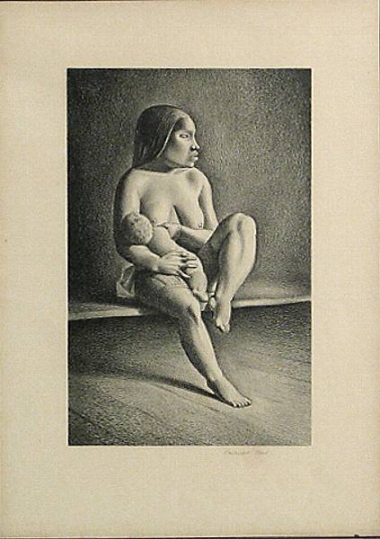 Appraisal: Rockwell Kent American - Greenland Mother Nursing Child B J