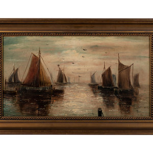 Appraisal: Attributed to James R Webb British - Off Harwich oil