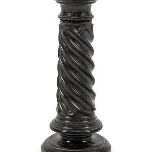 Appraisal: A Grand Tour Style Diminutive Marble Pedestal Late th Early