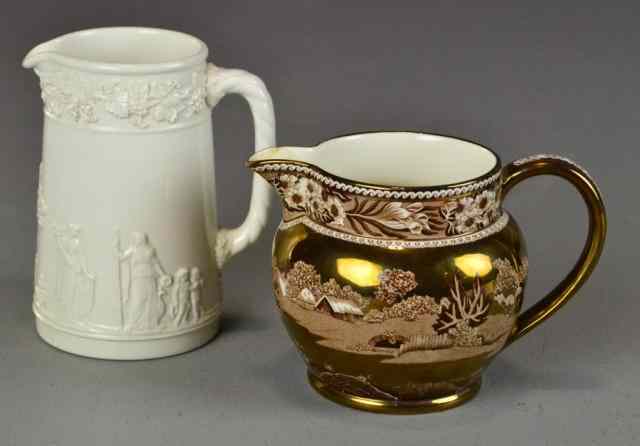 Appraisal: Wedgewood Pitchers - EtruriaStunning Wedgewood Etruria Barlaston pitcher '' H