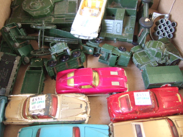 Appraisal: A quantity of Dinky Die-Cast vehicles including Military subjects also