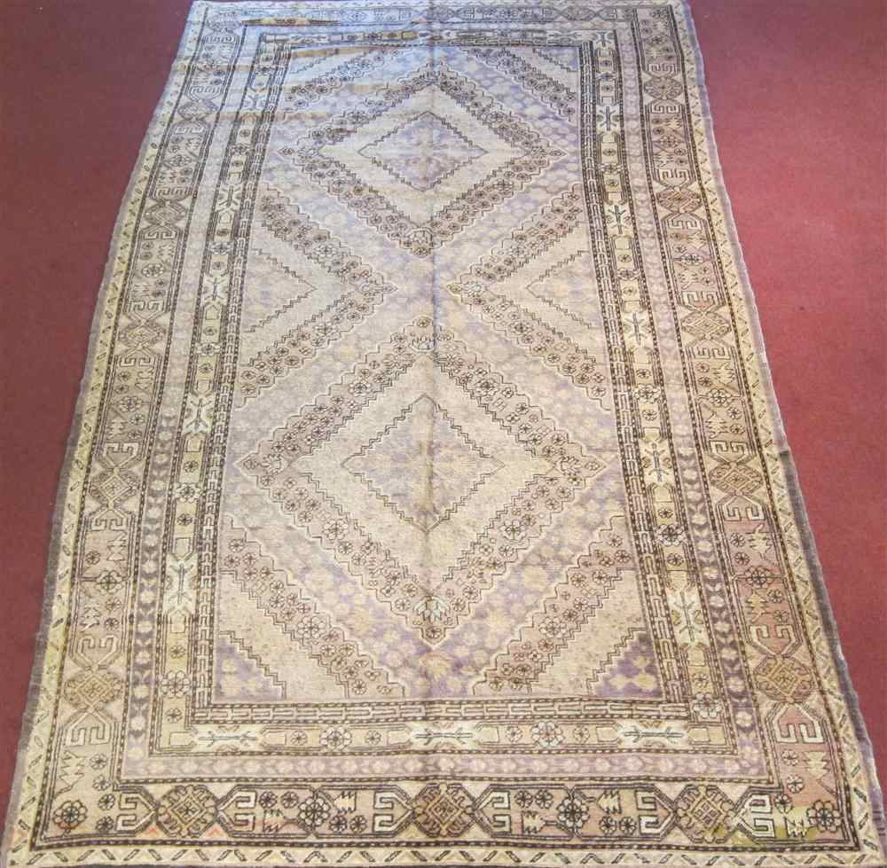 Appraisal: RUSSIAN KOTAN WOOL RUG approx ' '' x ' ''