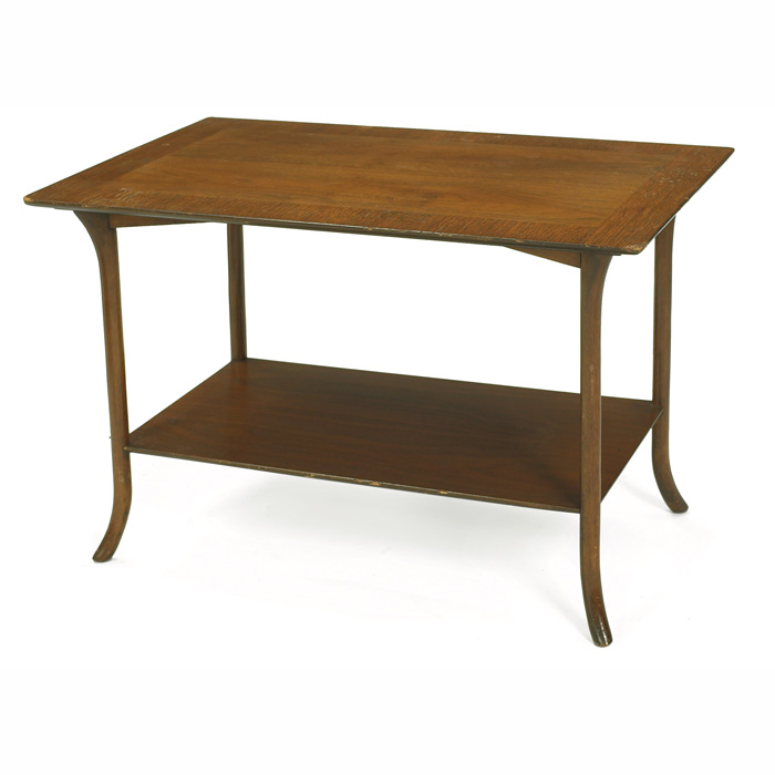 Appraisal: T H Robsjohn-Gibbings occasional table by Widdicomb mahogany rectangular top