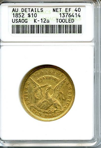 Appraisal: U S Assay Details of XF Tooled ANACS K- a