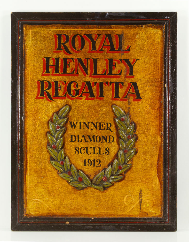 Appraisal: - Henley Royal Regatta Sign Henley Royal Regatta sign painted