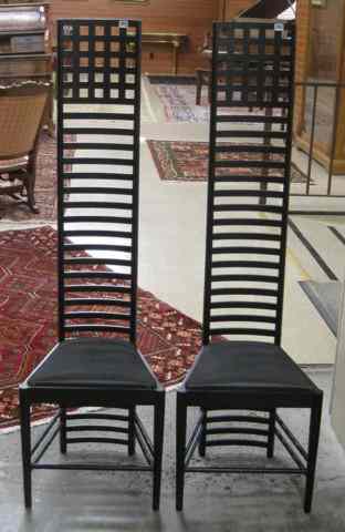 Appraisal: A PAIR OF ARTS CRAFTS STYLE HILL HOUSE SIDE CHAIRS