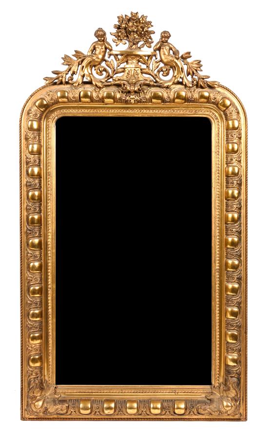 Appraisal: Sale Lot A Victorian Giltwood Pier Mirror having floral and