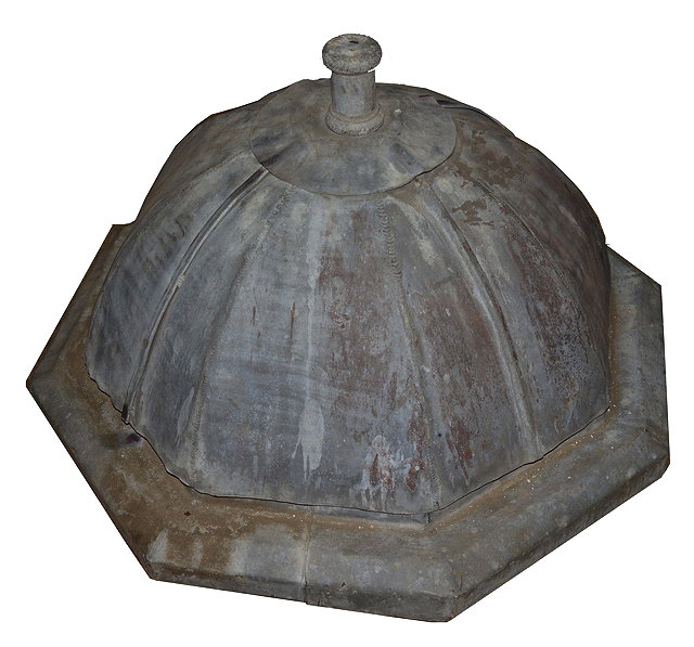 Appraisal: AN ANTIQUE LEAD ROOF CUPOLA of octagonal form cm wide