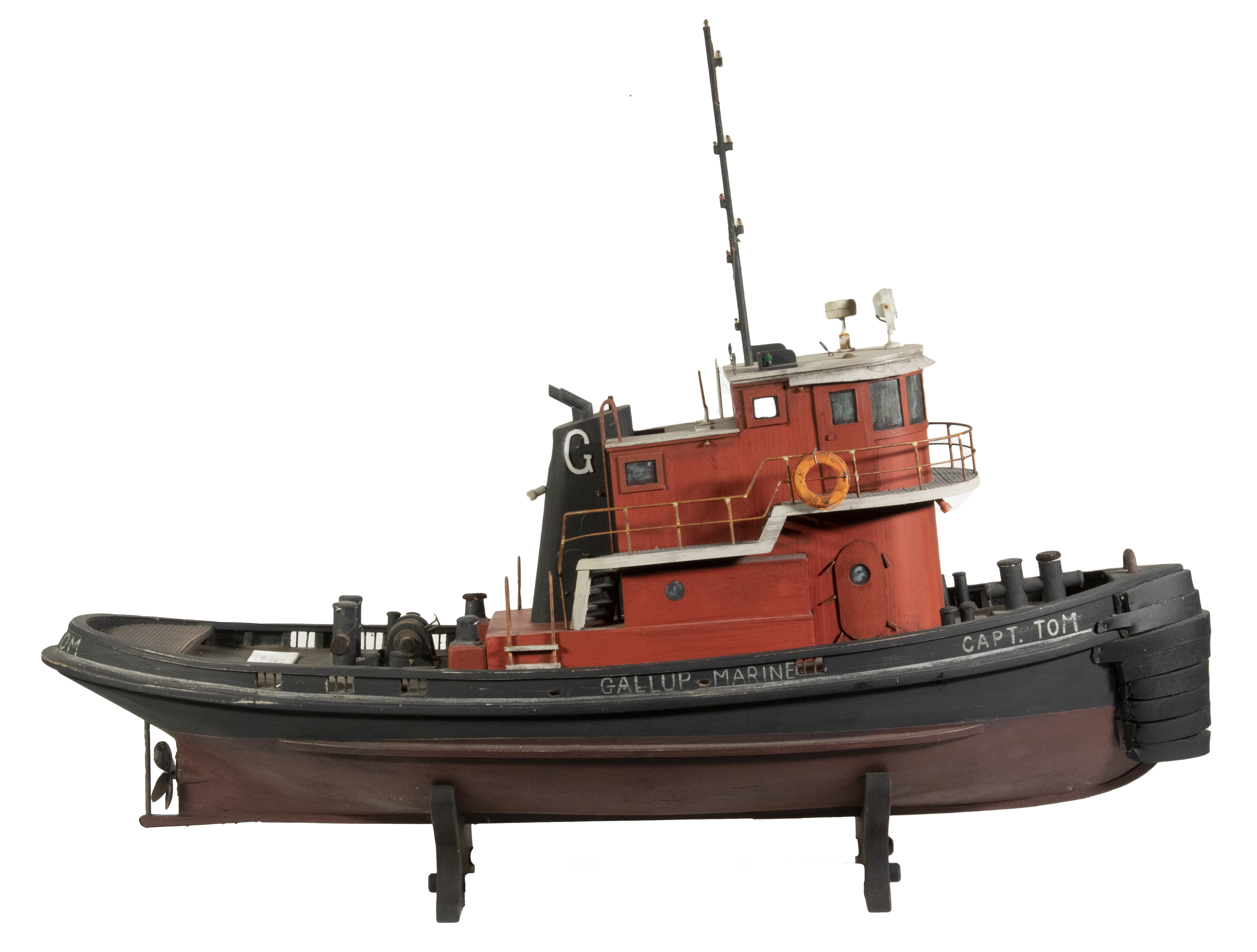 Appraisal: MODEL OF HP TWIN SCREW TUG BOAT CAPT TOM Folk