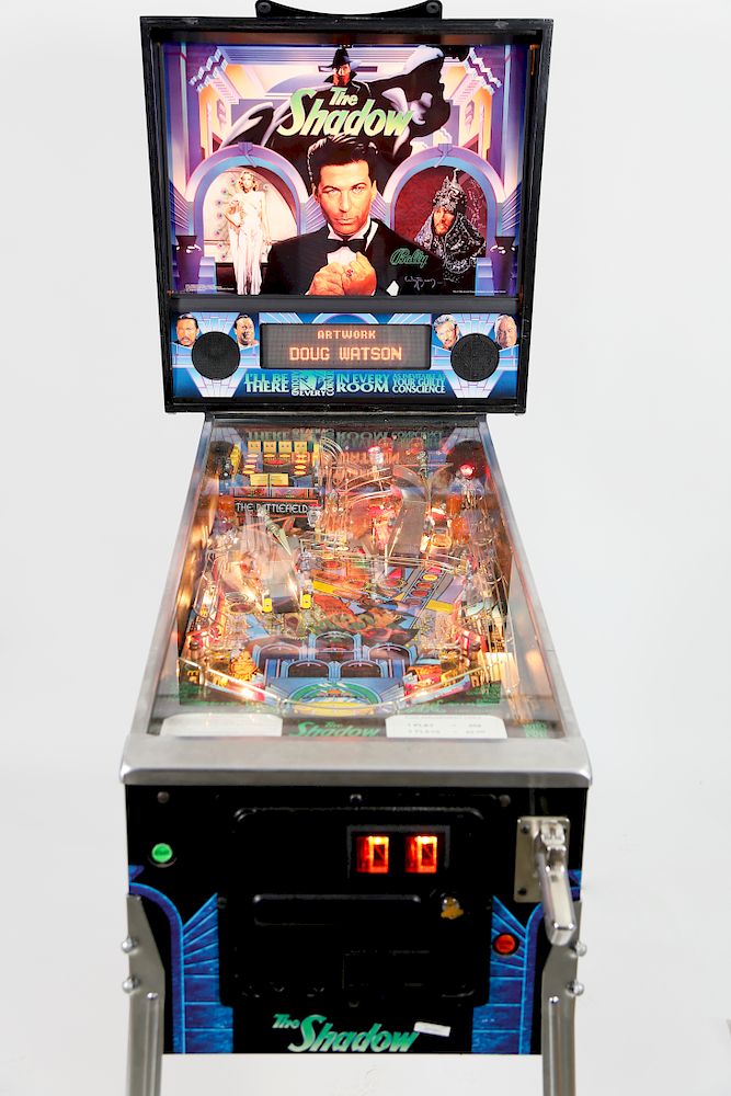 Appraisal: The Shadow Pinball Machine by the Midway Manufacture Company Exclusive