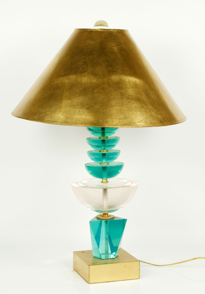 Appraisal: - Van Teal Modern Lamp Van Teal modern lamp Lucite