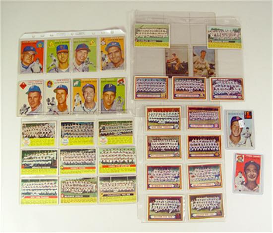 Appraisal: Baseball Cards Bowman Topps Bowman and Gil Hodges F-G condition