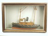 Appraisal: BOAT MODEL - th C fully carved and painted wooden