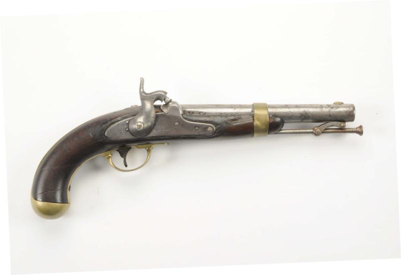 Appraisal: Model U S percussion pistol by H Aston Middletown Connecticut