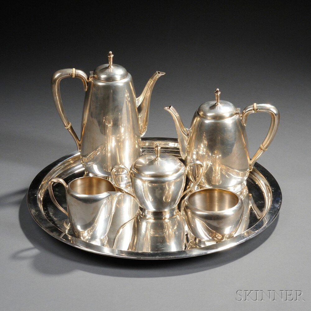 Appraisal: Reed and Barton Silver Tea Coffee Service Sterling silver Massachusetts