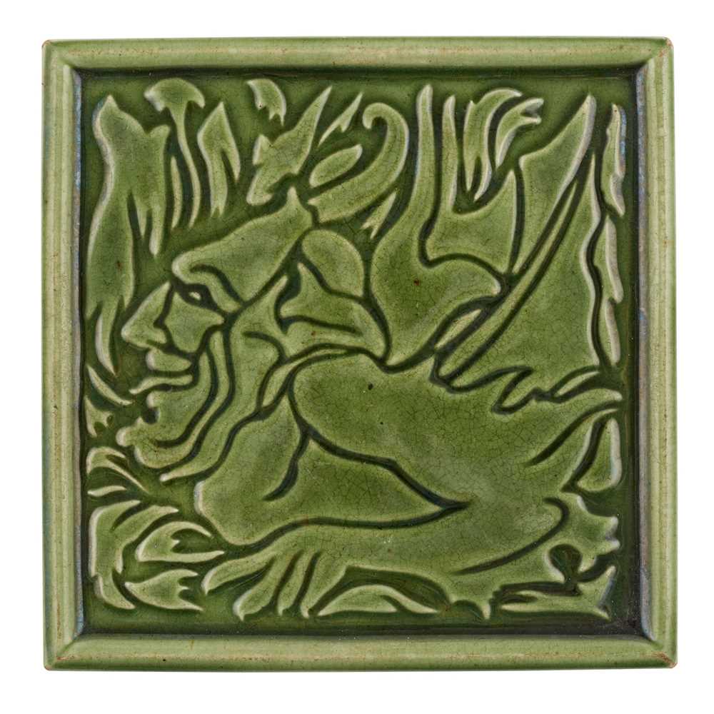 Appraisal: ENGLISH GROUP OF ARTS CRAFTS TILES CIRCA comprising a WILLIAM