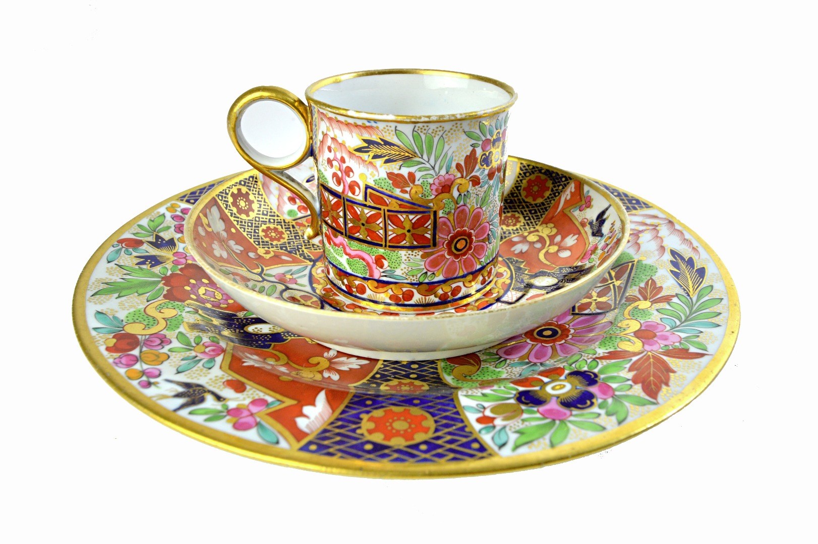 Appraisal: A Flight Barr Worcester Japan' pattern coffee can saucer and