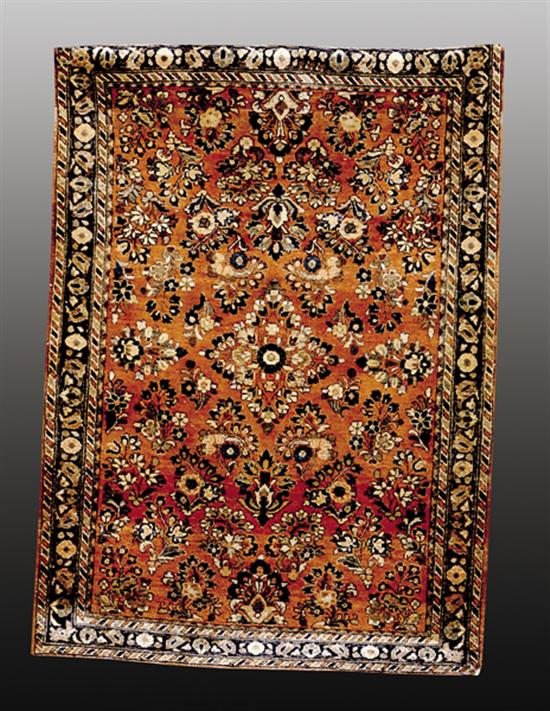 Appraisal: Antique Persian Sarouk carpet circa s ' x ' of