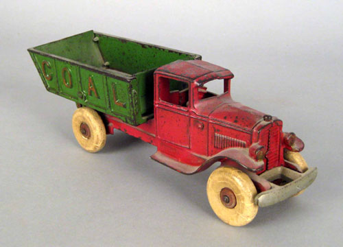 Appraisal: Cast iron coal truck toy