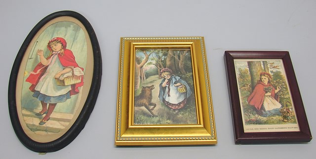 Appraisal: Lot of framed original old lithographs at the Door in