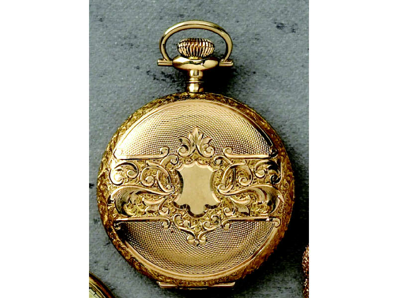 Appraisal: KAESSER BROS ST LOUIS POCKET WATCH k yellow gold beautifully