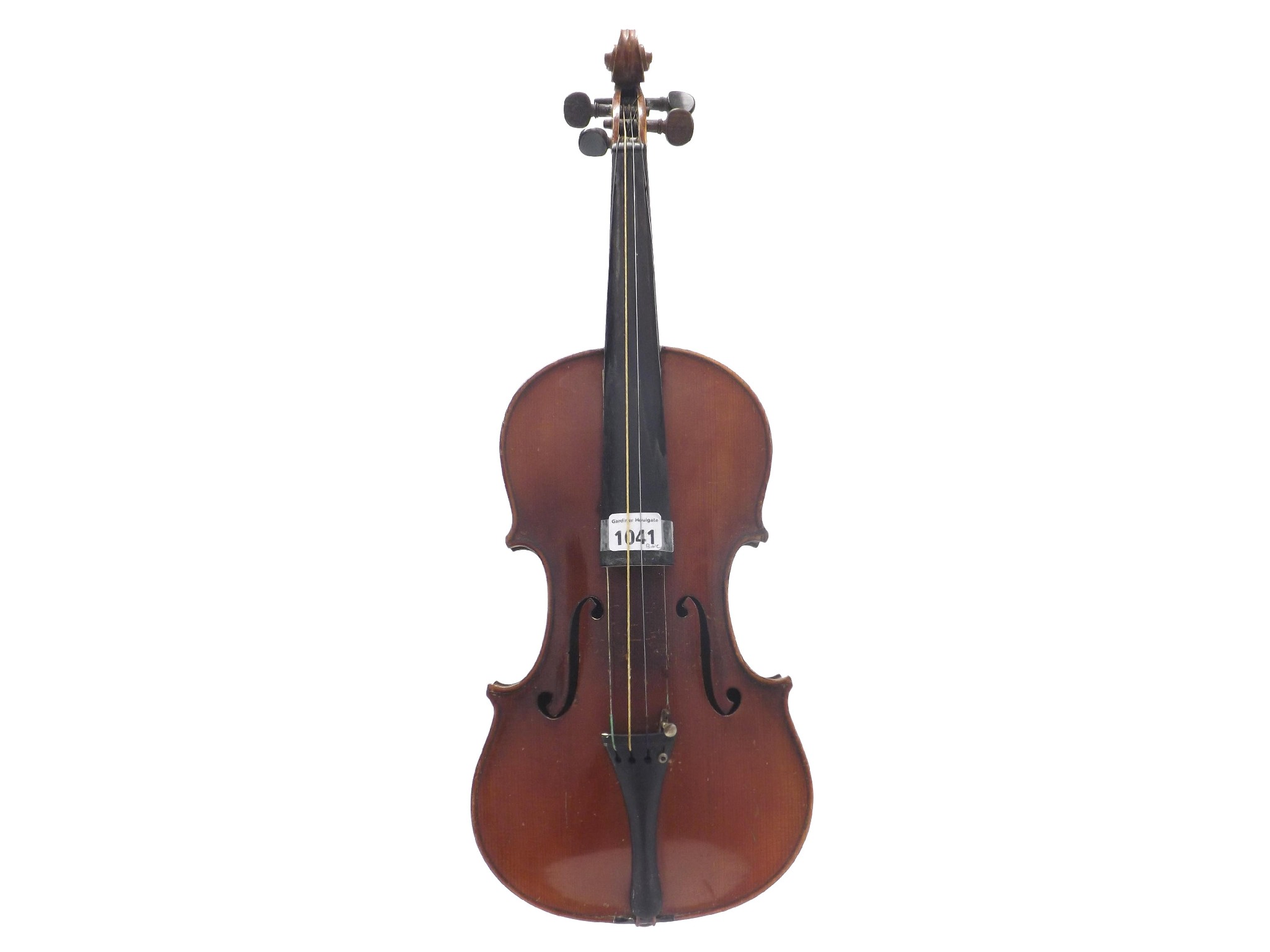 Appraisal: Violin labelled Joseph Guarnerius cm bow case