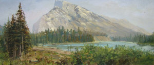 Appraisal: Thomas Mower Martin RCA Canadian - - Rocky Mountain landscape