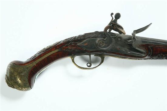 Appraisal: FLINTLOCK PISTOL European th century Likely made for the Turkish