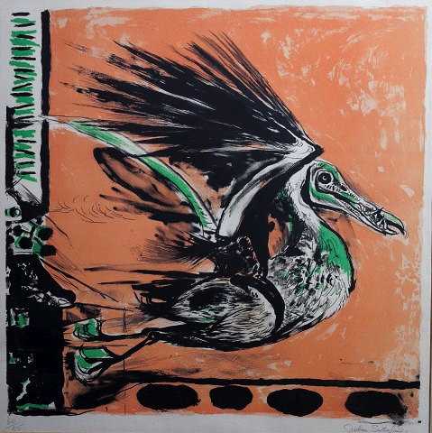 Appraisal: Graham Sutherland British - The Bird signed and numbered in