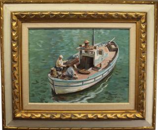 Appraisal: Willard Cox Willard Cox California Kansas - Monterey Hull oil