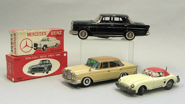 Appraisal: Collection of Mercedes Benz cars Includes an MB SE with