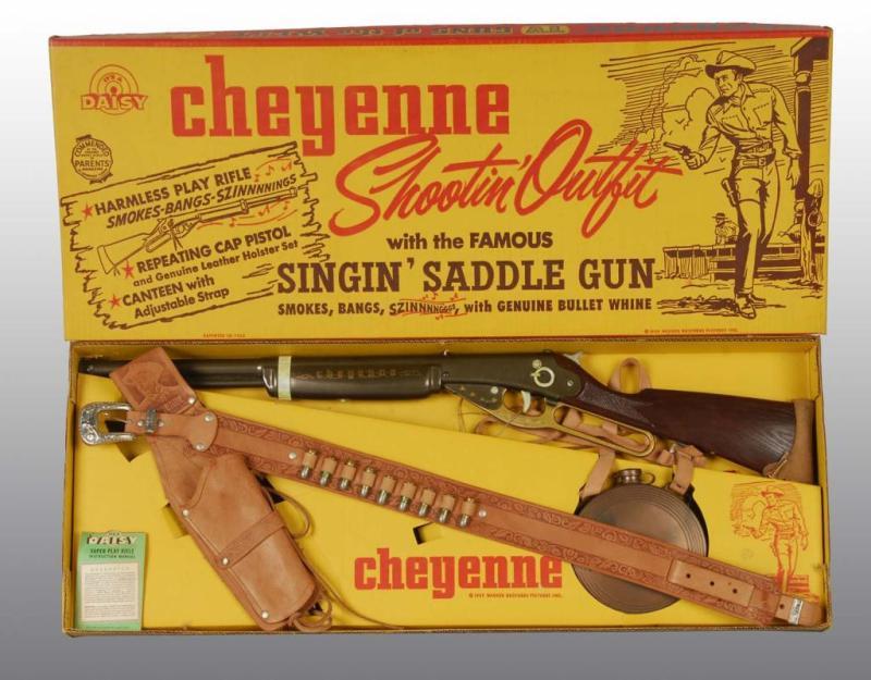 Appraisal: Daisy Cheyenne Shootin' Outfit Saddle Gun Description Marked Warner Brothers