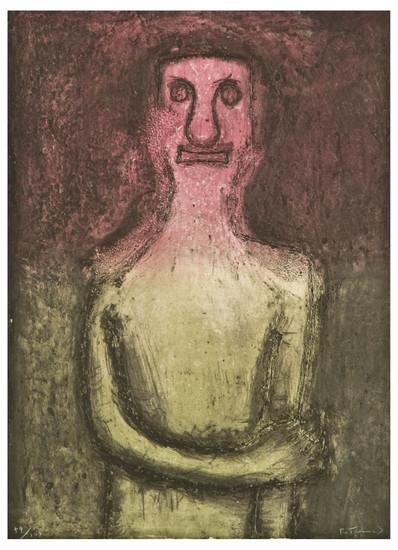 Appraisal: Rufino Tamayo - Monologo P Mixograph printed in colors signed