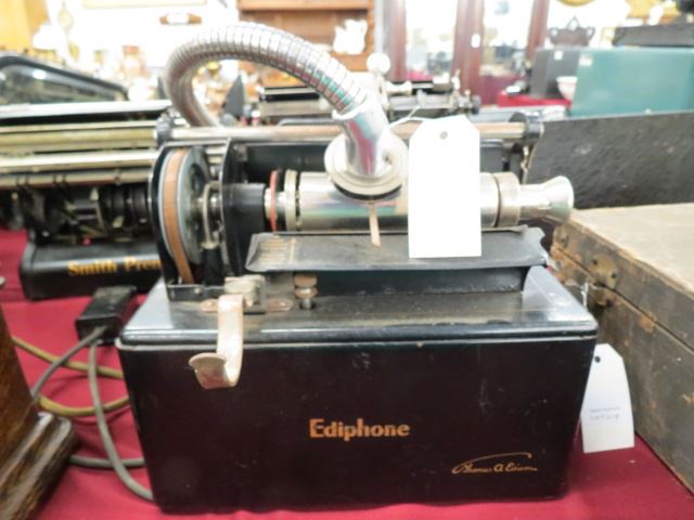 Appraisal: Ediphone Early Electric Dictaphone cylinder mode