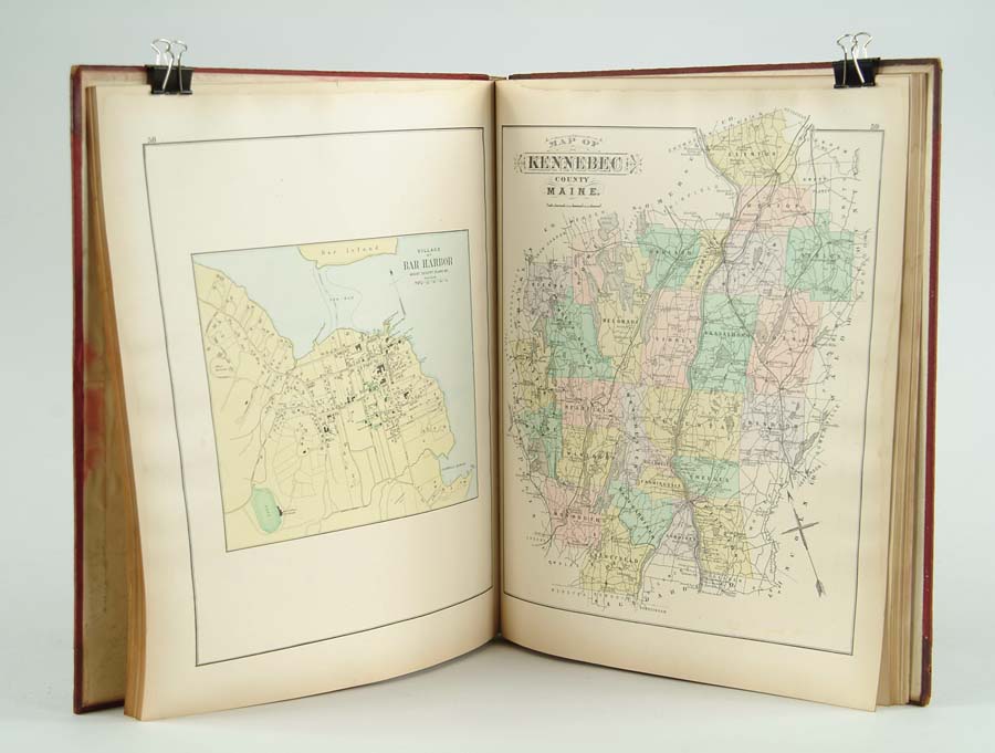 Appraisal: BOOK STATE ATLAS OF MAINE BY J H STUART CO