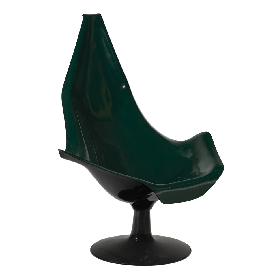 Appraisal: Fiberglass Swivel Chair c Height - cm Width - cm