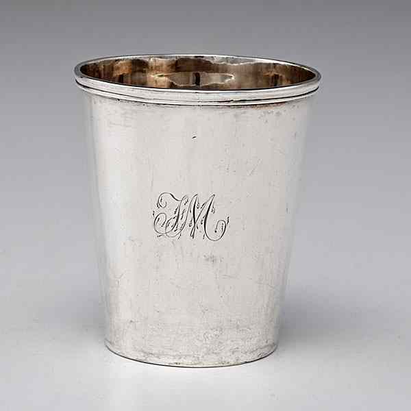 Appraisal: Browne Seal Coin Silver Julep Cup Philadelphia PA ca -