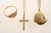 Appraisal: JEWELRY LOT - Three piece lot includes a child's K