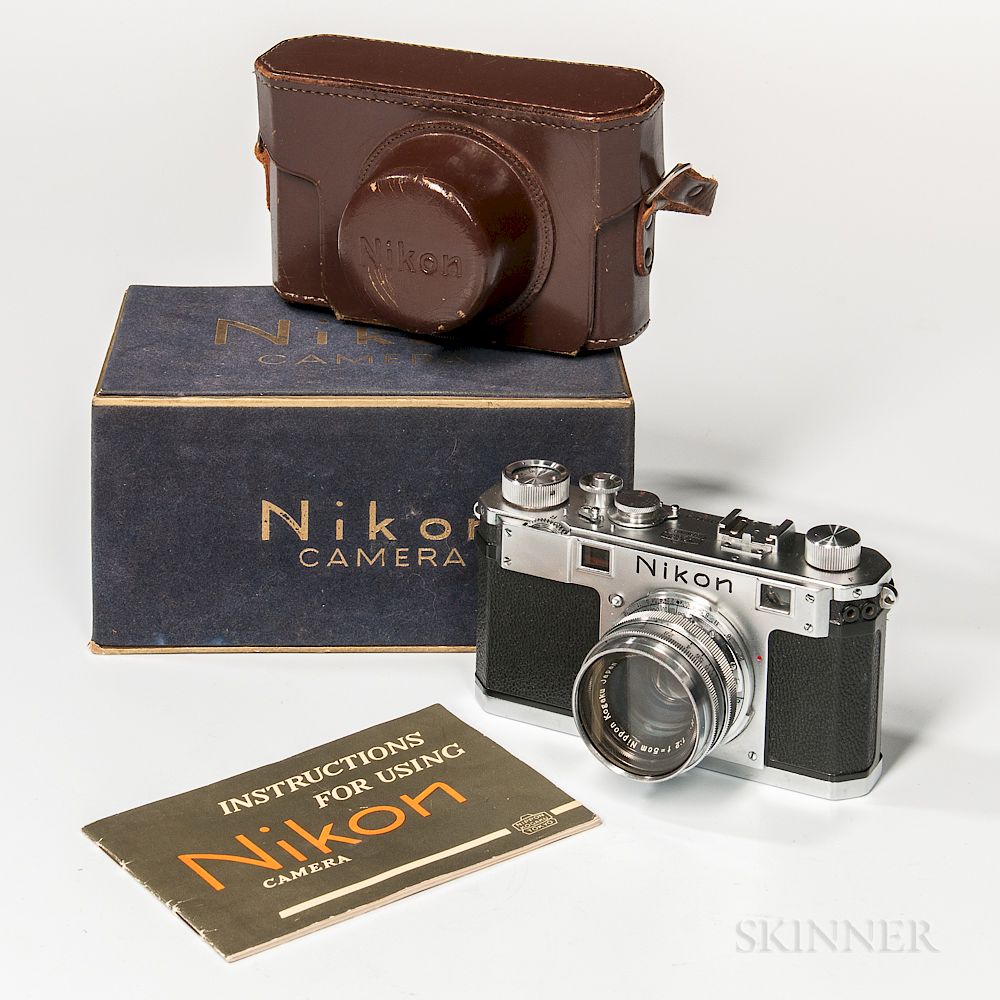 Appraisal: Nikon S Rangefinder Camera Nikon S Rangefinder Camera no with