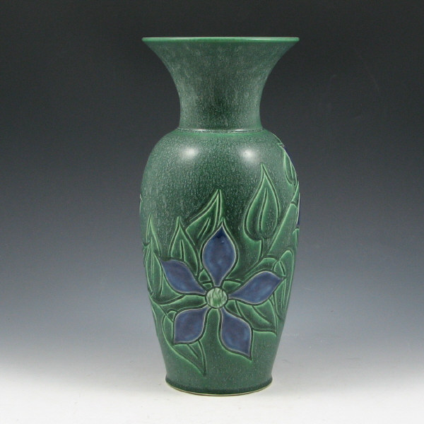 Appraisal: Chris Powell one of a kind art pottery vase in