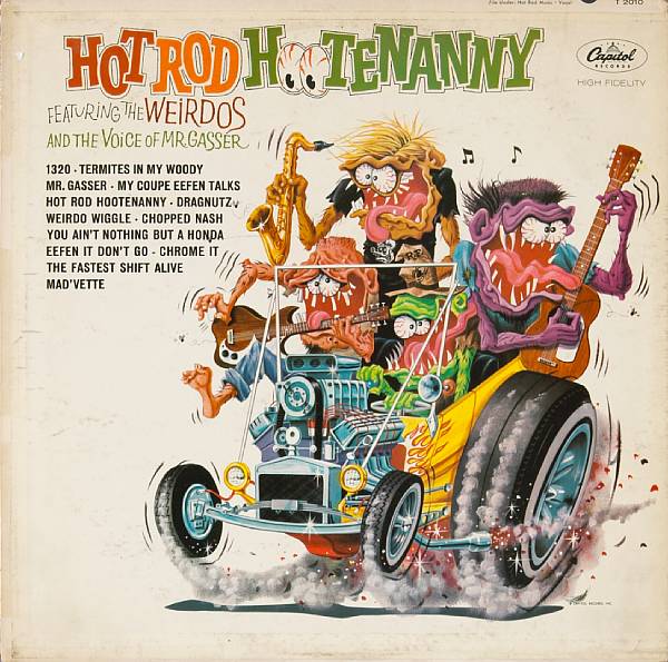 Appraisal: An autographed Hot Rod Hootenanny Record in good condition signed