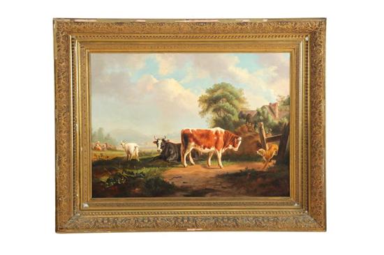 Appraisal: PASTORAL LANDSCAPE EUROPEAN SCHOOL ND HALF- TH CENTURY Oil on