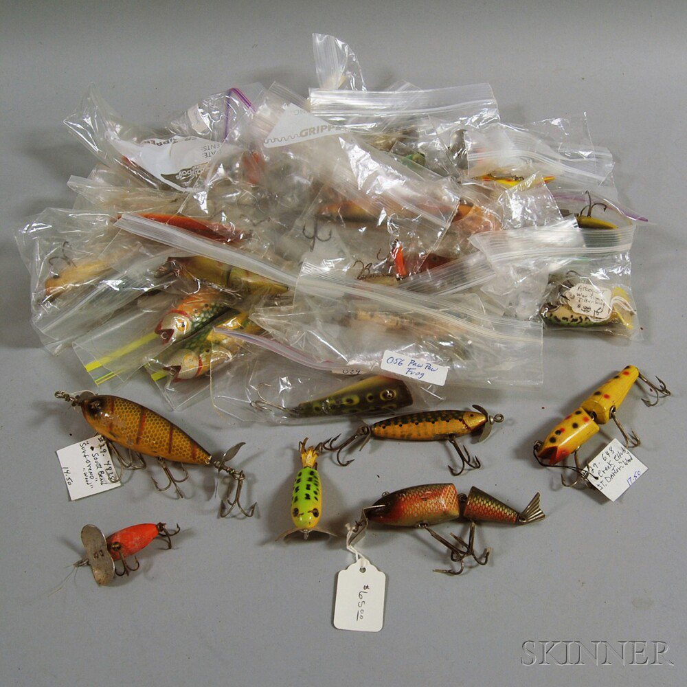 Appraisal: Twenty-nine Mostly Vintage Fishing Lures including four Arbogast Jitterbugs a