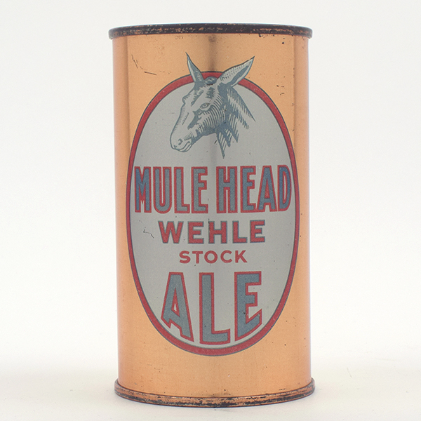 Appraisal: Mule Head Ale Opening Instruction Flat Top RARE STUNNING UNLISTEDReference