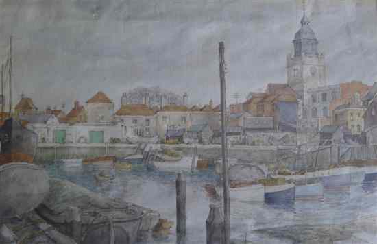 Appraisal: Sydney Maiden Exh - watercolour Dover signed x in and