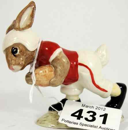 Appraisal: Royal Doulton Bunnykins Figure Touchdown DB Limited Edition Boxed