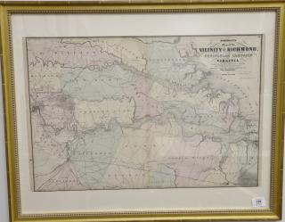 Appraisal: Johnson's Map of the Vicinity of Richmond and Peninsular Campaign