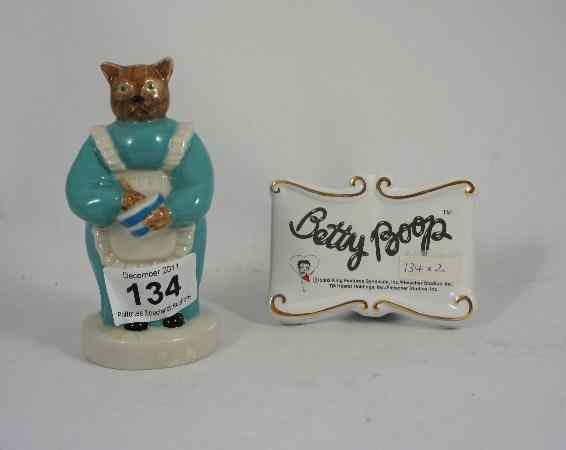 Appraisal: Wade Cook Catkins and Betty Boop Plaque Boxed